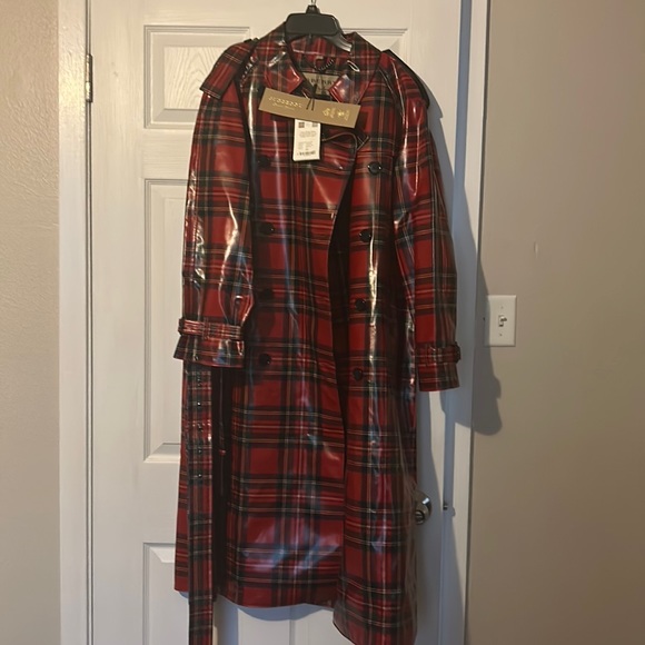 Sale New authentic Burberry plaid trench coat - Picture 2 of 7